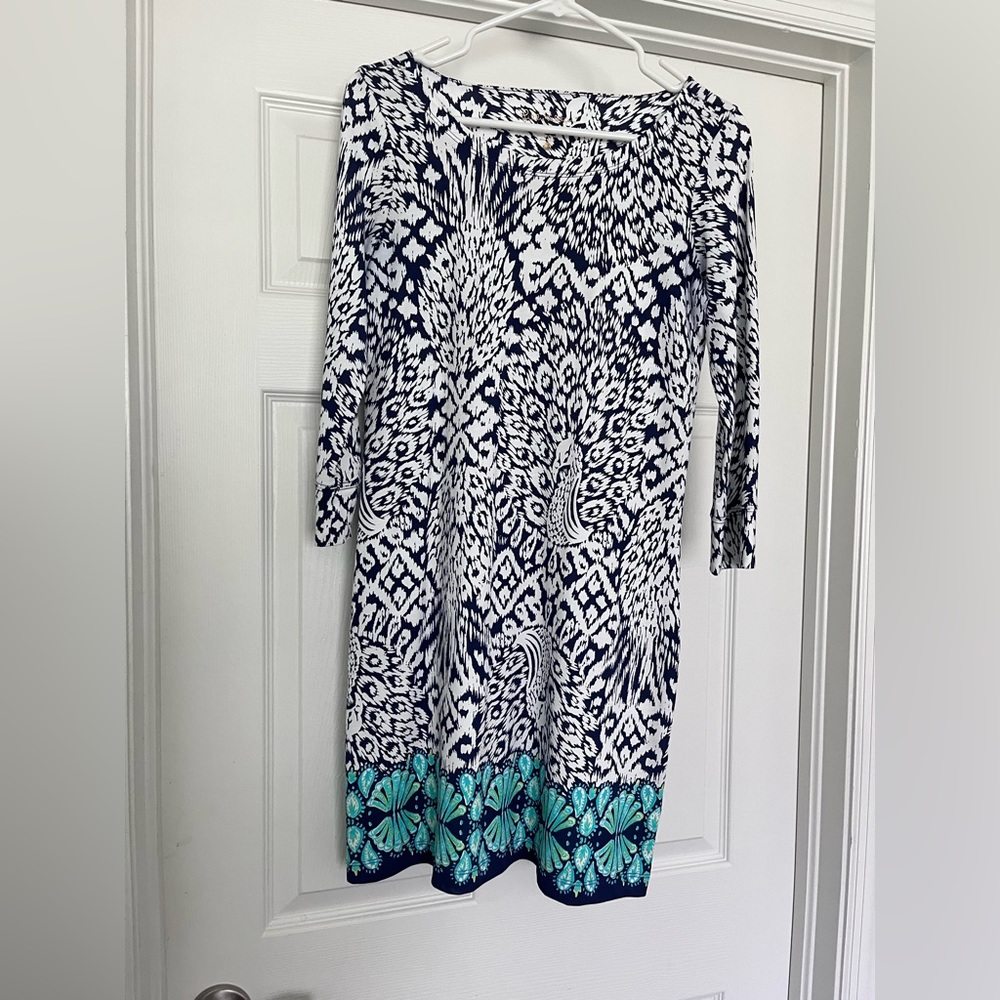 Lilly Pulitzer 3/4 length sleeved dress